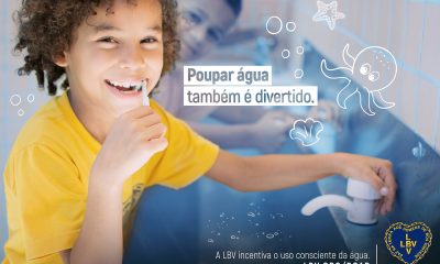 Campanha educativa da LBV alerta para o desperdício de água