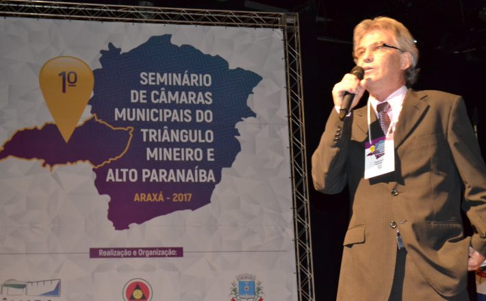 Cinco palestras movimentam manhã do Seminário de Câmaras Municipais em Araxá