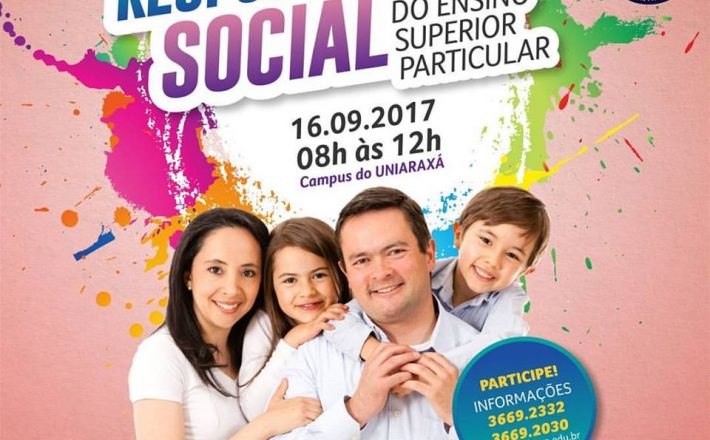 UNIARAXÁ realiza Dia da Responsabilidade Social neste sábado, 16 de setembro