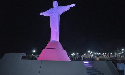 Apresentado o novo sistema de iluminação do Parque do Cristo