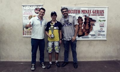 Araxaense Vitor Frois conquista a III Etapa do Circuito Minas Gerais de Xadrez Rápido 2017