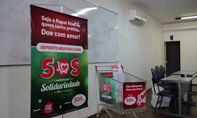 Campanha Carrinho da Solidariedade vai arrecadar donativos para o SOS Araxá