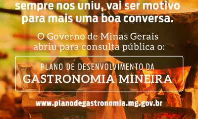 Plano de Gastronomia de Minas Gerais é aberto à consulta pública