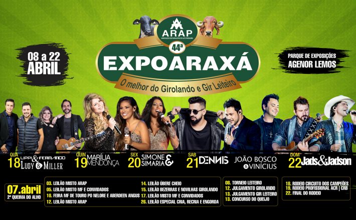 Gratuidade para cadeirantes na 44ª Expoaraxá