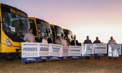 Deputado Bosco viabiliza novos ônibus escolares para oito municípios
