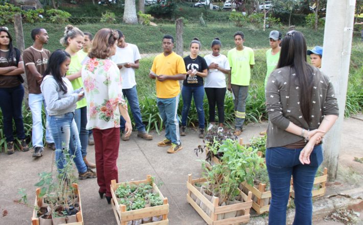 Jovens do Programa Casa do Pequeno Jardineiro desenvolvem ação socioeducativa