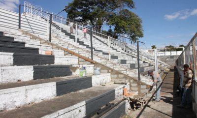 Estádio Fausto Alvim recebe melhorias para os jogos do Araxá Esporte