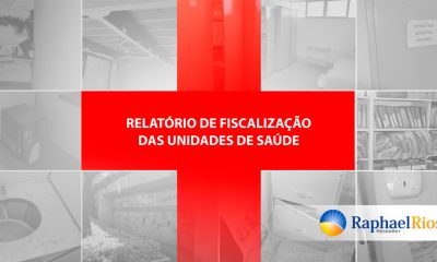 Raphael Rios entrega relatório de fiscalização das unidades de saúde para a secretária Diane Dutra