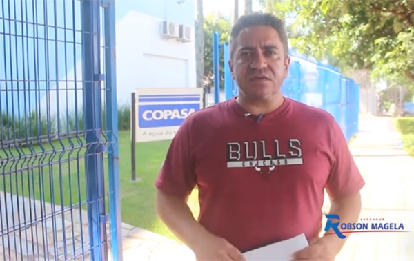 Robson Magela pede que Copasa analise a água da Boca da Mata