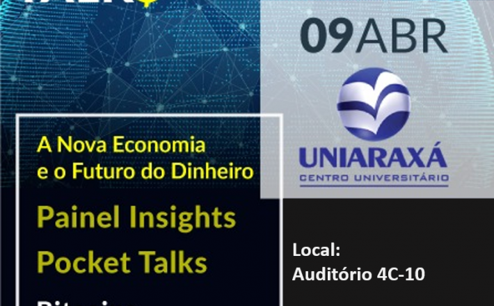 SEBRAE em parceria com a Empresa Júnior do UNIARAXÁ realizará um super evento denominado Crypto Talks