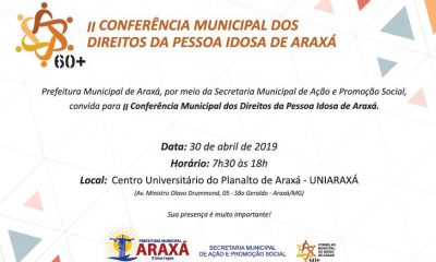 Prefeitura vai promover II Conferência Municipal dos Direitos da Pessoa Idosa