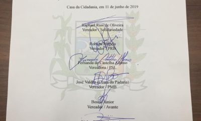 Vereadores são contra o reajuste salarial para prefeito, vice-prefeita e secretários municipais de Araxá