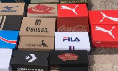 Receita Estadual intercepta carga de 6 mil pares de calçados falsificados