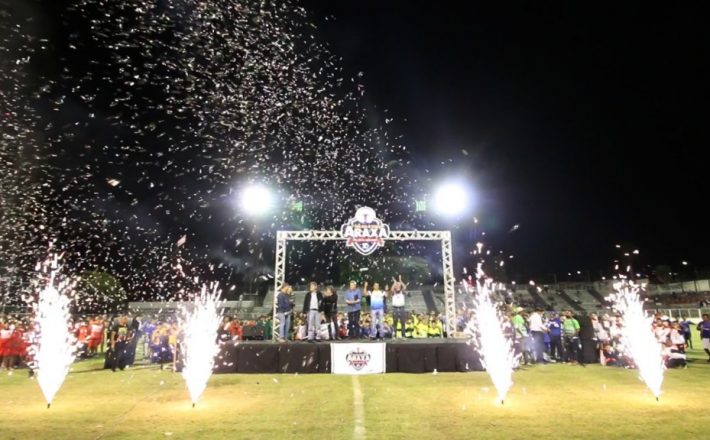 Em noite memorável para o esporte, foi aberta a 1ª Copa Beja de Futebol Araxá