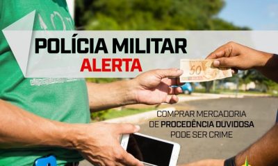 Polícia Militar prende autor por receptação em Araxá