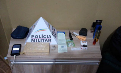 Polícia Militar prende autor com cerca de 1KG de cocaína em Araxá