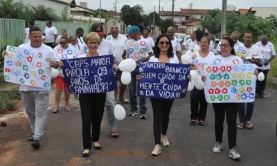 Campanha Janeiro Branco é encerrada com aniversário do CAPS Maria Pirola