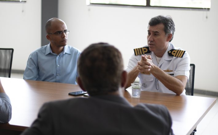 Prefeitura de Araxá recebe visita do Comandante da Capitania Fluvial de Minas Gerais