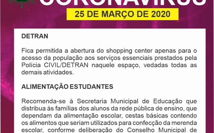 Comitê COVID-19/Araxá prioriza os serviços do DETRAN