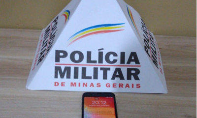 Polícia Militar prende autor e recupera celular furtado em Araxá