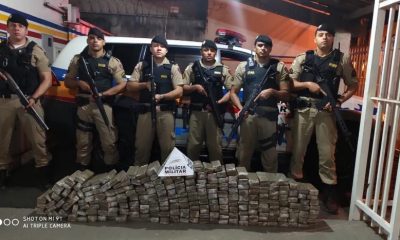 Polícia Militar apreende 236 Tabletes de maconha em Ibiá. Leia essa e outras ocorrências do final de semana em Araxá e Região