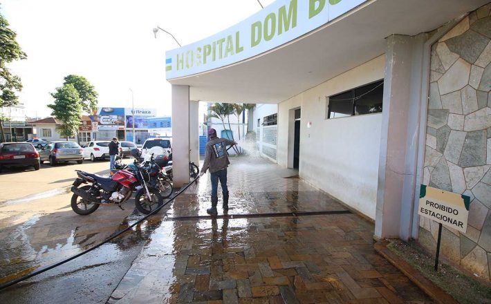 Prefeitura segue trabalho de desinfecção em Araxá