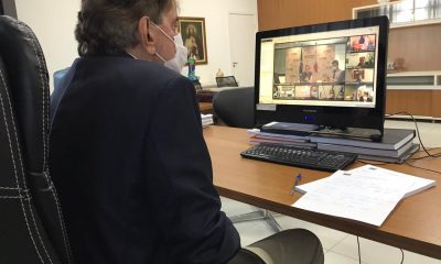 Prefeito Aracely participa de videoconferência com Governador sobre enfrentamento ao coronavírus