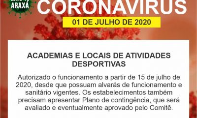 Prefeitura e Comitê COVID/19-Araxá divulgam novas deliberações