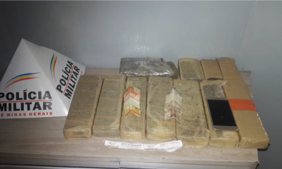 Polícia Militar prende autor e apreende aproximadamente 07 KG de drogas em Araxá/MG