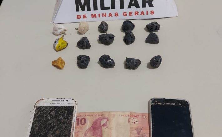 Polícia Militar prende autores por tráfico de drogas em Nova Ponte/MG