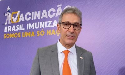 Romeu Zema participa do lançamento do Plano Nacional de Vacinação contra a Covid-19