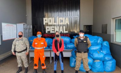 Orgãos da segurança e saúde lançam campanha de distribuição de máscaras em Araxá