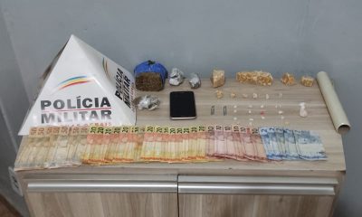 POLÍCIA MILITAR PRENDE AUTORES E APREENDE DROGAS EM ARAXÁ/MG