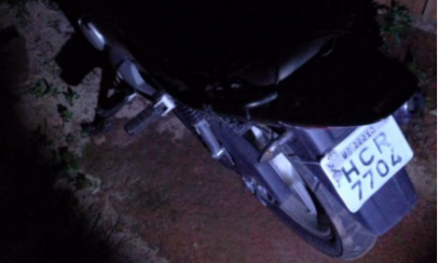 Polícia Militar apreende adolescente e recupera motocicleta furtada em Araxá