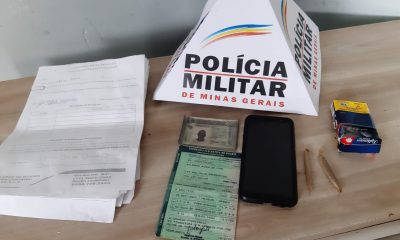 POLÍCIA MILITAR PRENDE SUSPEITO DE GOLPES EM ARAXÁ/MG