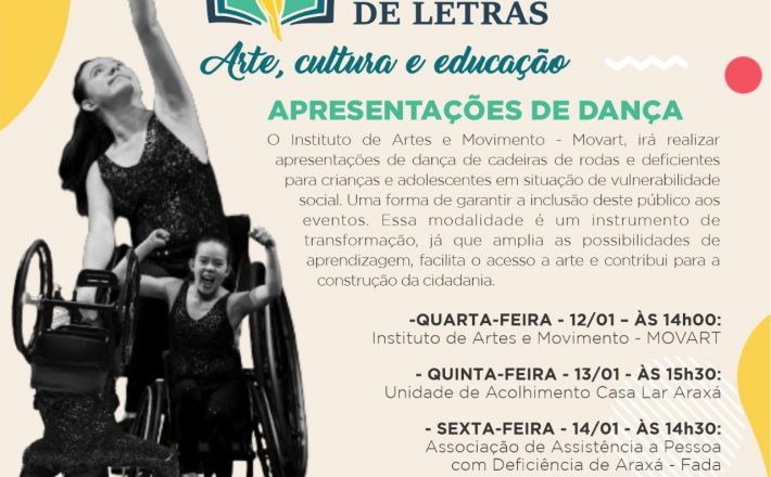 Academia Araxaense de Letras retoma atividades culturais pela Lei Aldir Blanc esta semana