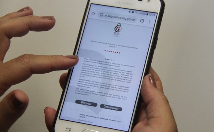 Minas apresenta queda de 69% no roubo de celulares desde a criação da Cbloc