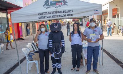 Prefeitura de Araxá promove no Calçadão mobilização contra a dengue