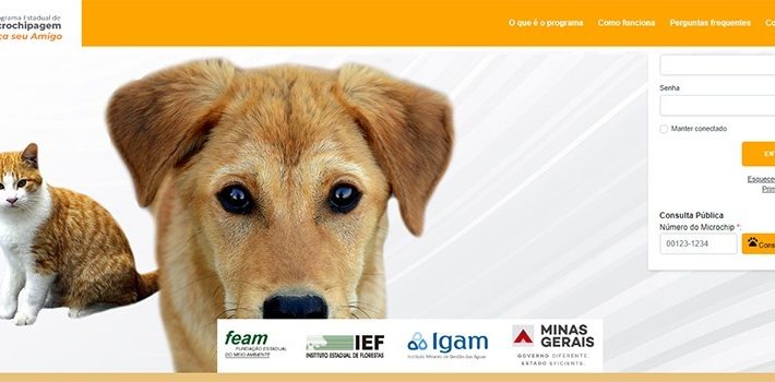 Governo de Minas lança sistema estadual de identificação de animais domésticos
