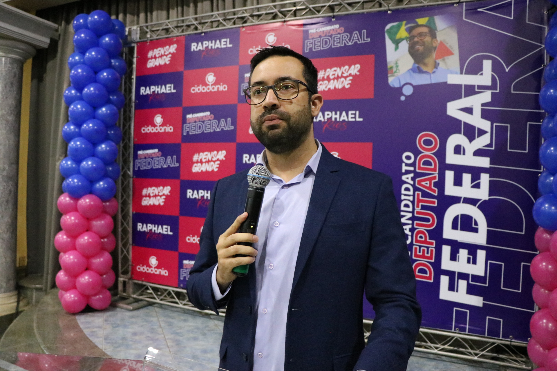 Raphael Rios lança oficialmente sua pré-candidatura a deputado federal