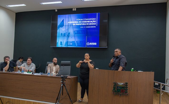 Prefeitura de Araxá apresenta projeto de Comunicação Pública em Fórum Comunitário