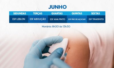 Prefeitura de Araxá promove vacinação itinerante em cinco bairros da cidade