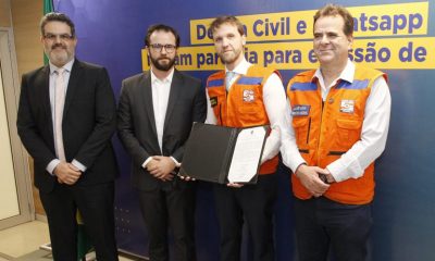 Governo Federal lança serviço inédito de emissão de alertas de desastres em parceria com WhatsApp e Robbu