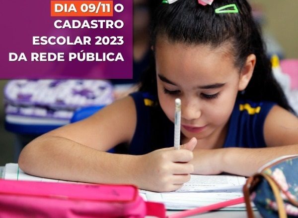 Cadastro Escolar 2023 da rede pública de ensino de Minas Gerais começa na quarta-feira (9/11)
