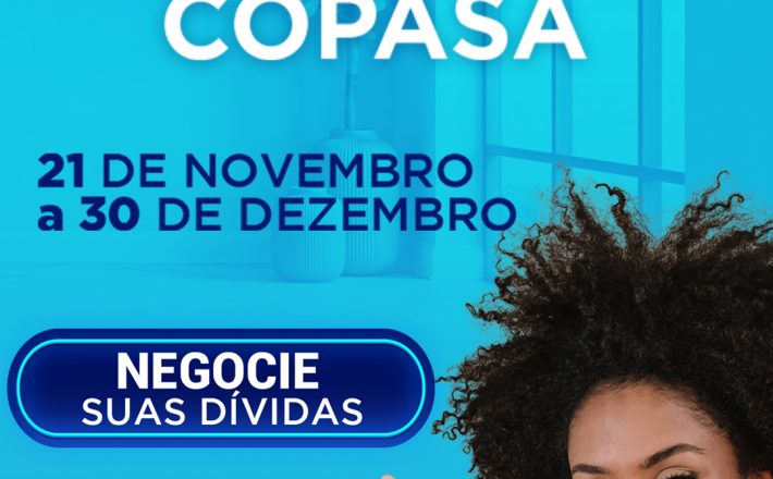Agências de atendimento da Copasa no interior abrirão aos sábados para renegociação de débitos