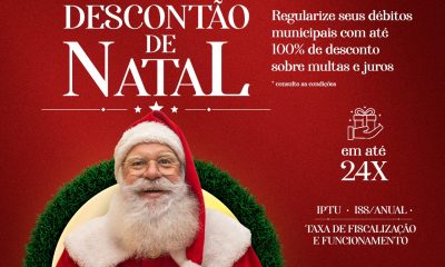 Descontão de Natal: Prefeitura de Araxá lança ação que permite pagamento de dívidas sem multas e juros
