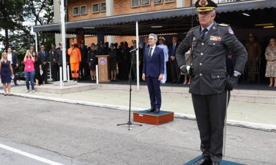 Governador participa da troca de comando do Corpo de Bombeiros Militar de Minas Gerais