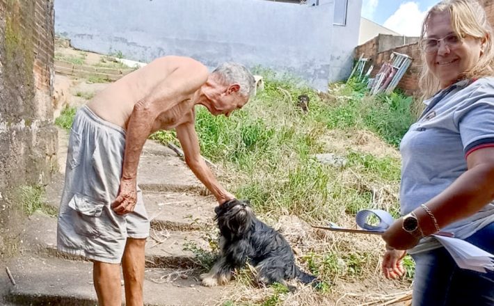 Vigilância Ambiental fiscaliza situação de cães que foram adotados no Canil Municipal de Araxá
