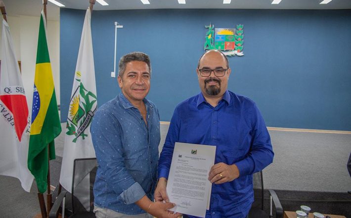 Prefeito recebe vice-governador de Minas Gerais no Centro Administrativo de Araxá