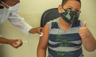 Saúde convoca crianças de 3 a 11 anos para vacina contra a Covid-19 nesta quinta
